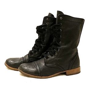 Mid-Calf Combat boots